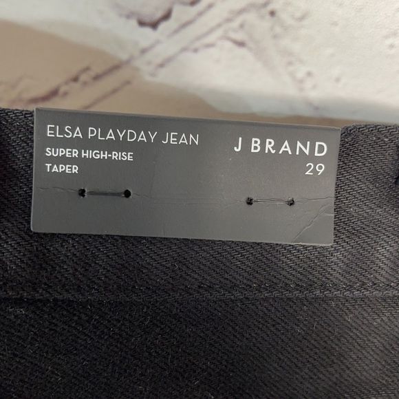 J Brand Elsa Playday Super HR Jean Holiday Blk NWT - Picture 7 of 8